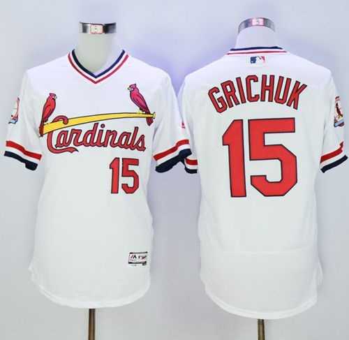 St.Louis Cardinals #15 Randal Grichuk White 2016 Flexbase Collection Cooperstown Stitched Baseball Jersey,We sell and wholesale St.Louis Cardinals #15 Randal Grichuk White 2016 Flexbase Collection Cooperstown Stitched Baseball Jersey on line form chian!